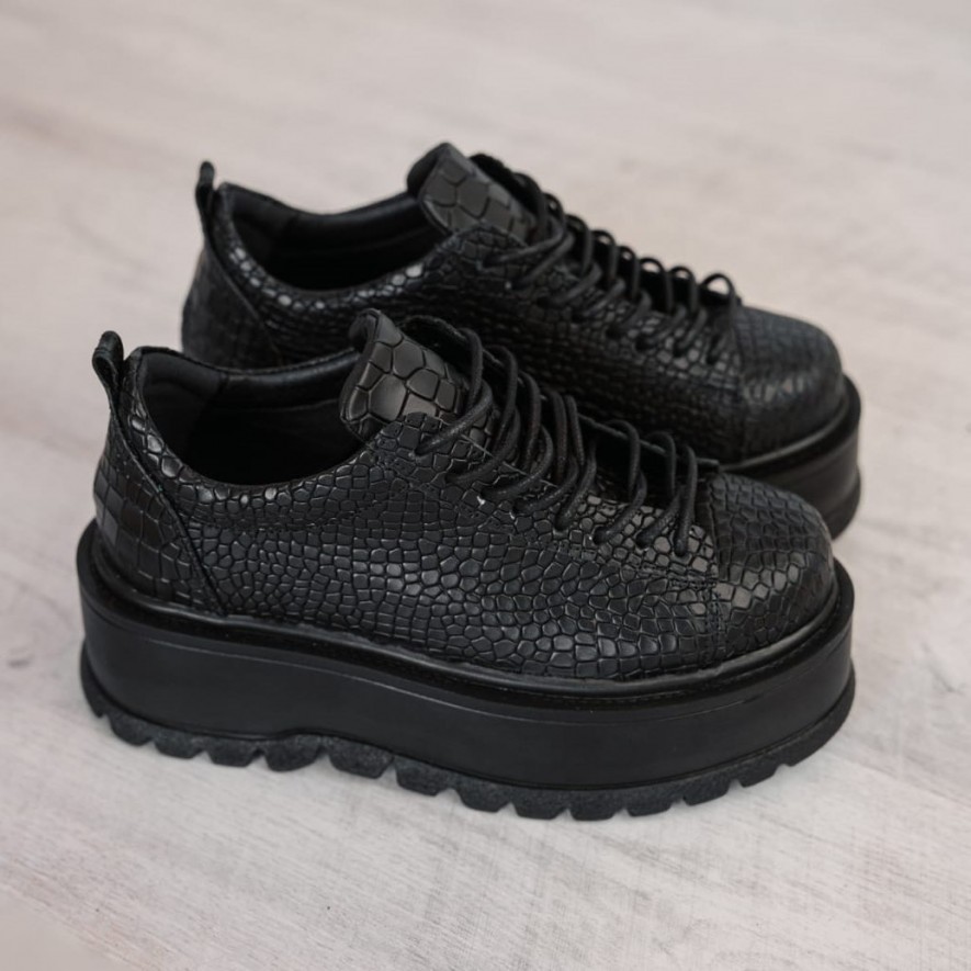 *. Sneakers - Medellin - Croco Black 